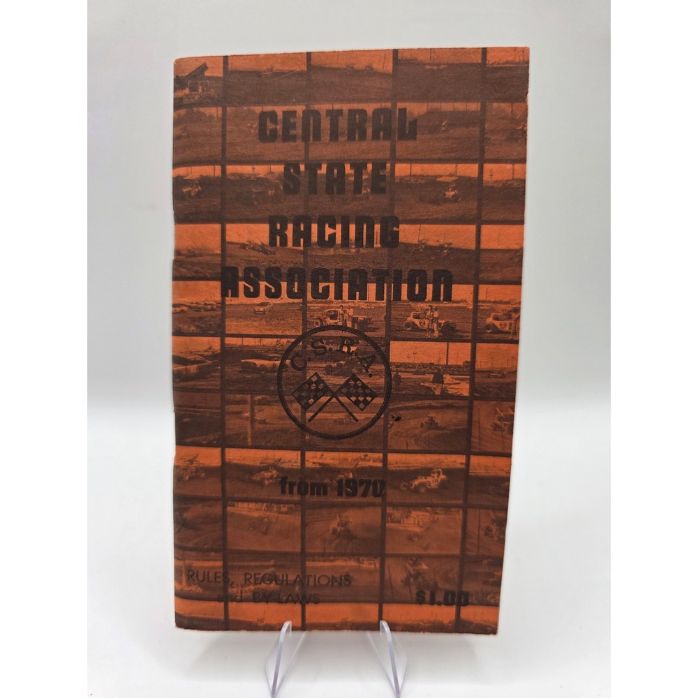 1970 CSRA Central State Racing Association Rule Book Tognotti Sacramento CA